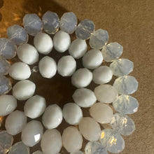 Load image into Gallery viewer, White crystal beads