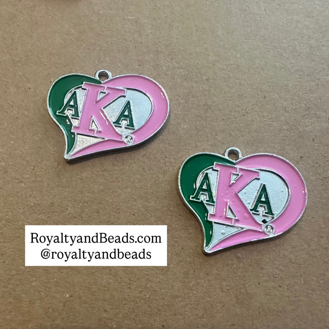 AKA heart charm