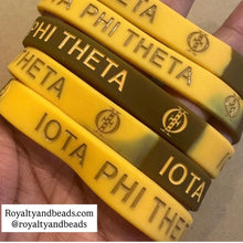 Load image into Gallery viewer, Brown Iota Phi Theta Wristband