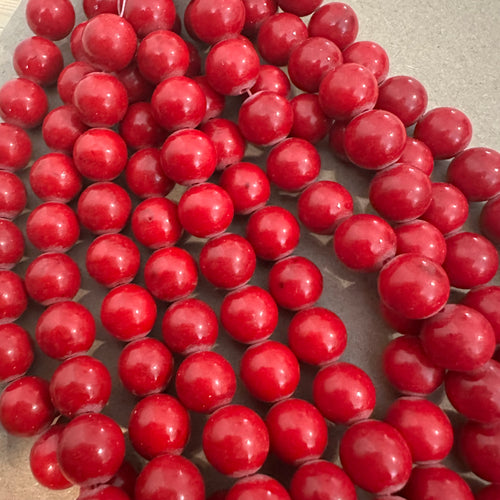 Red beads