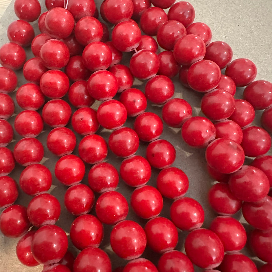 Red beads