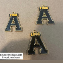 Load image into Gallery viewer, Alpha A charms.