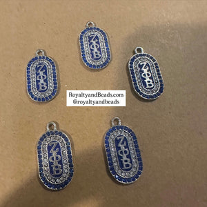 Bling Oval Zeta charm.