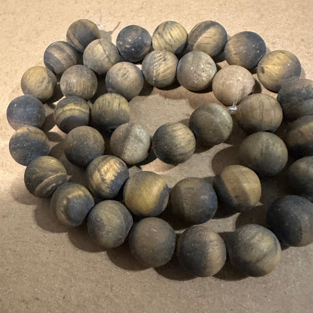 Brown Tigers eye beads (matte)