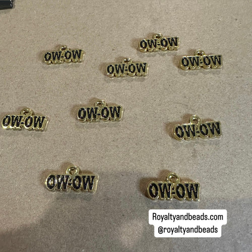 OW OW gold charm