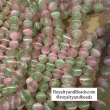 Load image into Gallery viewer, Pink and green beads 8mm