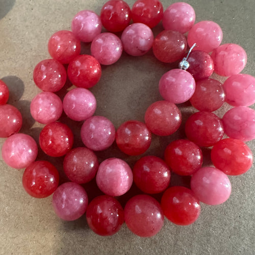 Pink beads