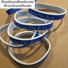 Load image into Gallery viewer, Zeta Phi Beta wristband