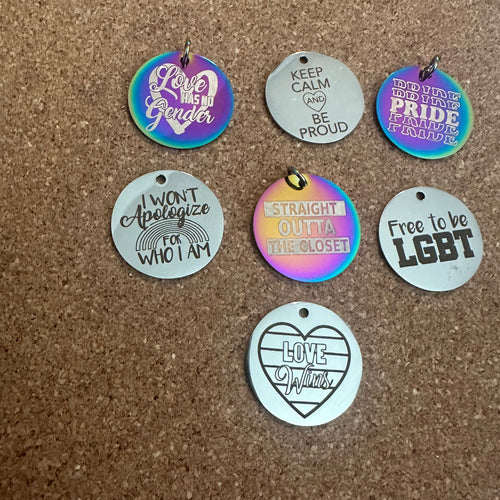 Pride charms LGBTQ