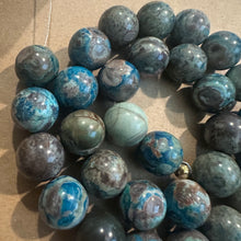 Load image into Gallery viewer, Blue agate beads 12mm