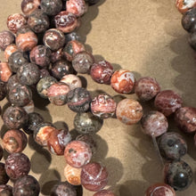 Load image into Gallery viewer, Brown Leopard beads 8mm