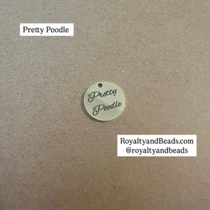 Pretty poodle charm.