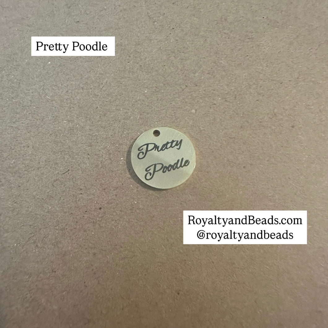 Pretty poodle charm.