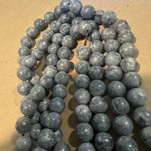 Labradorite beads. (Matte)