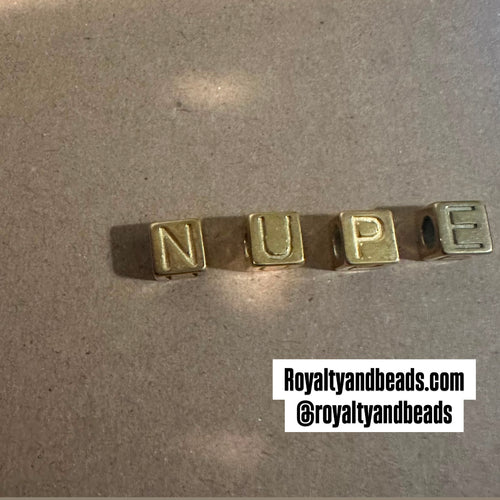 Gold NUPE letters.