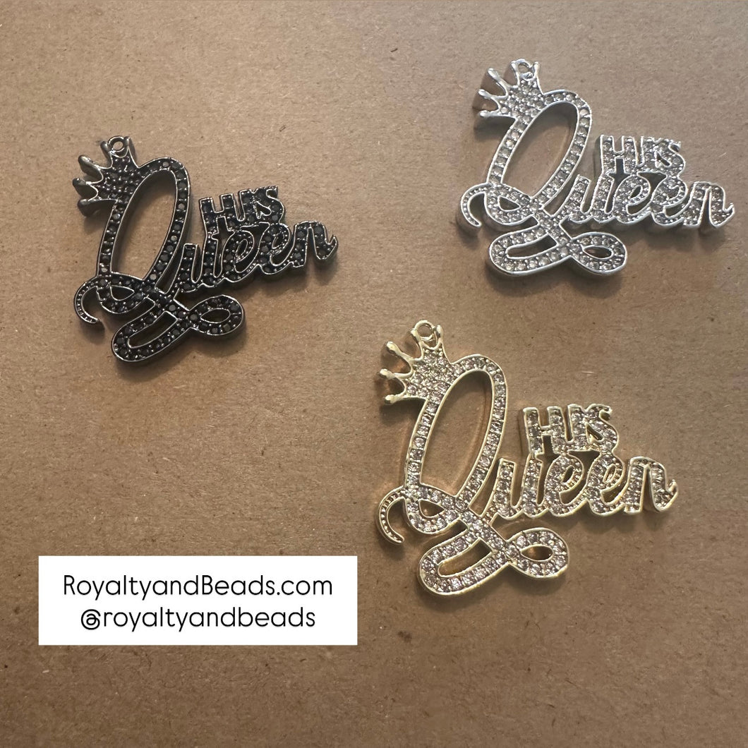 Pave His Queen charm.