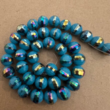 Load image into Gallery viewer, Blue rainbow beads.