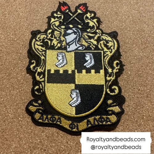 Alpha Phi Alpha shield patch