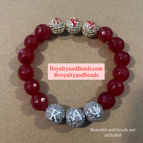 Kappa Alpha Psi pave letters.