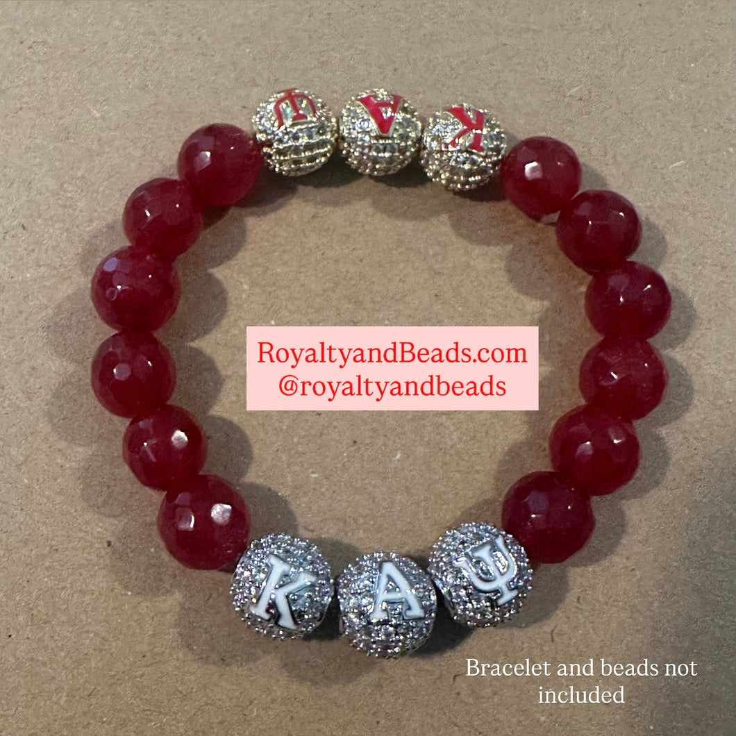 Kappa Alpha Psi pave letters.