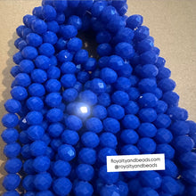 Load image into Gallery viewer, Blue rondelle beads