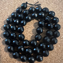 Load image into Gallery viewer, Black agate beads 8mm