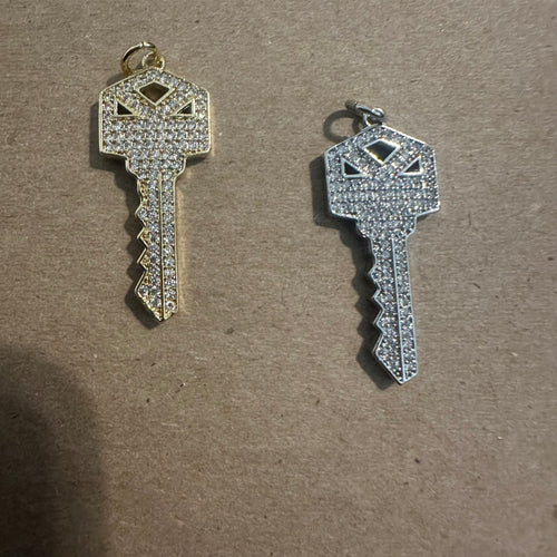 Pave Key charms.