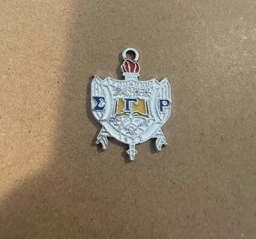 Silver Sigma Gamm Rho shield