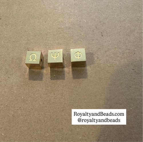 Omega Psi Phi letter blocks