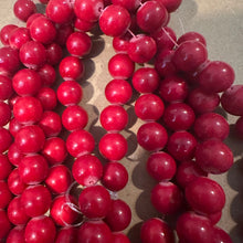 Load image into Gallery viewer, Deep red beads