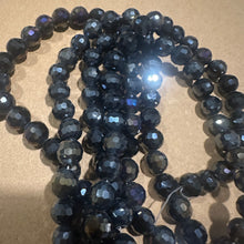 Load image into Gallery viewer, Electroplated black beads