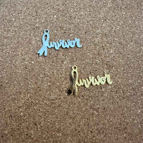 Cancer survivor charm