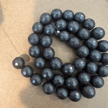 Load image into Gallery viewer, Faceted gray beads