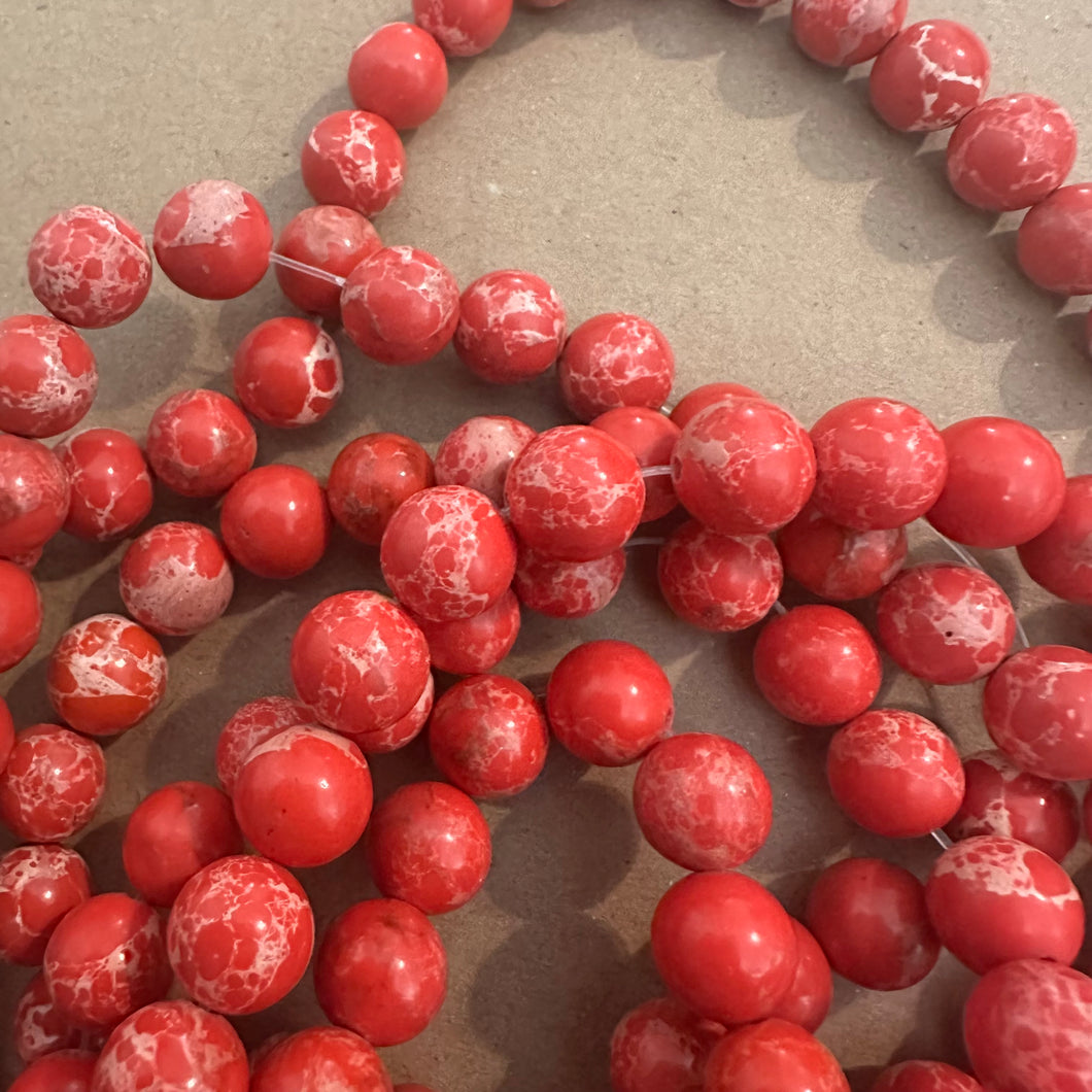 Orange beads