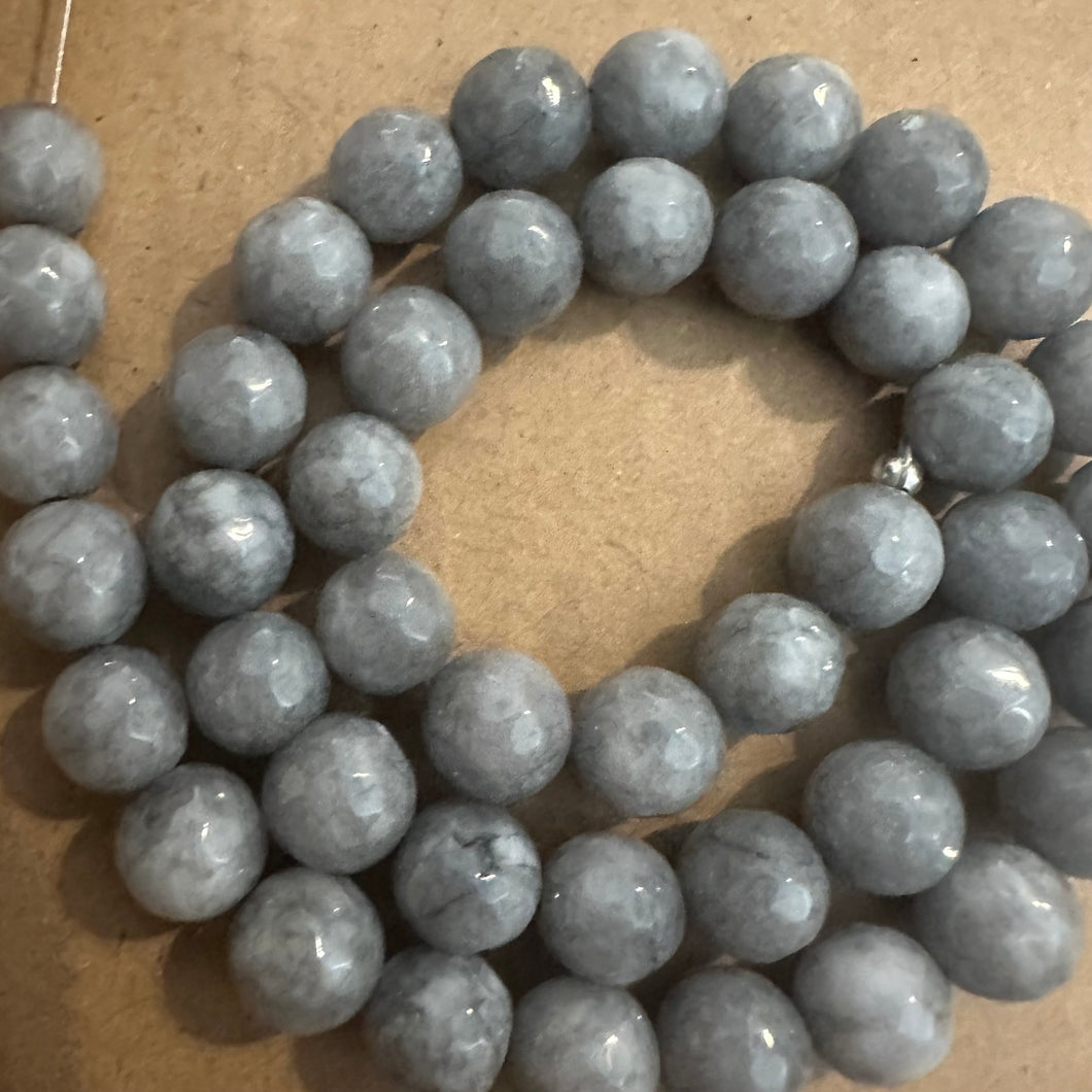 Gray beads 8mm