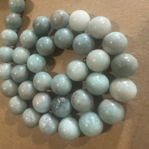 Light blue beads