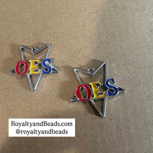 Silver star charm