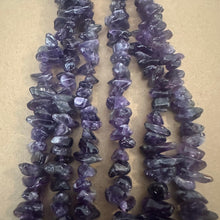 Load image into Gallery viewer, Amethyst rock beads 10mm