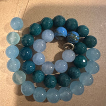 Load image into Gallery viewer, Blue bead mix