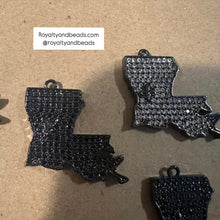 Load image into Gallery viewer, Pave Louisiana charm