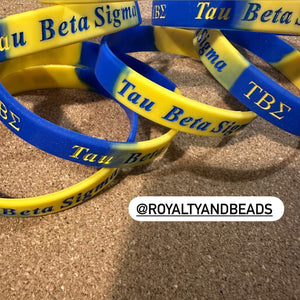 Tau Beta Sigma wristband.