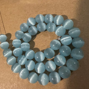 Blue cats eye 8mm