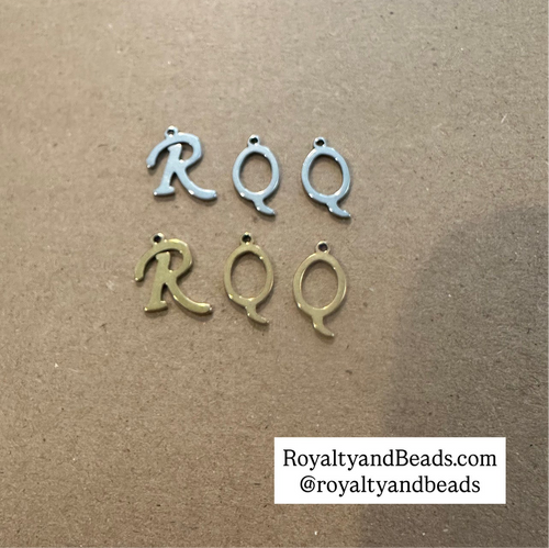 RQQ letter charms.