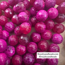 Load image into Gallery viewer, Pink agate beads 12mm
