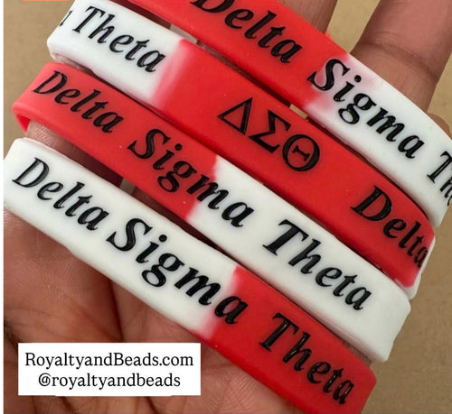 Delta Sigma Theta wristband