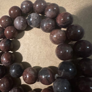 Brown beads