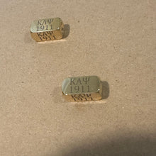 Load image into Gallery viewer, Kappa Alpha Psi 1911 block charm.