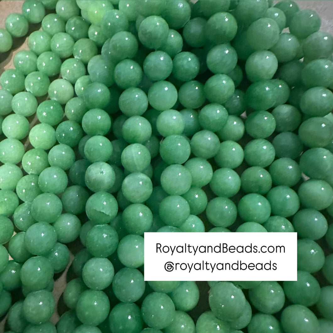 Green beads.
