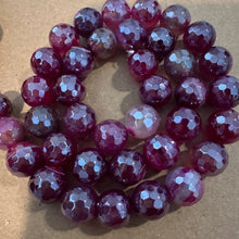 Load image into Gallery viewer, Shiny Purple agate beads