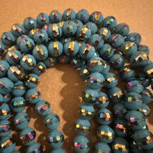 Load image into Gallery viewer, Blue rainbow beads.